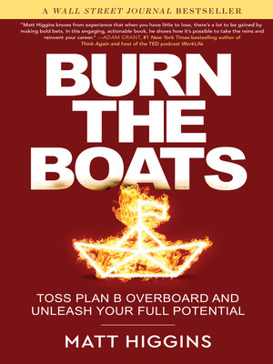 cover image of Burn the Boats